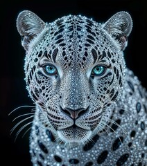 Obraz premium white bengal tiger