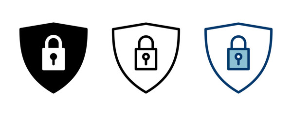 Security icon vector isolated on white background. protection icon. privacy. vpn