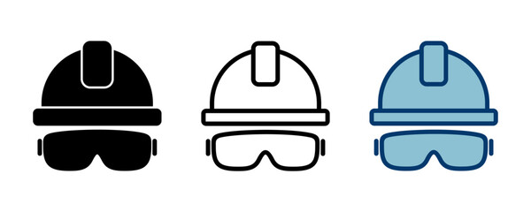 Helmet icon vector isolated on white background. Motorcycle helmets. Racing helmet. construction helmet icon. Safety helmet