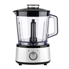 Modern white and black food processor