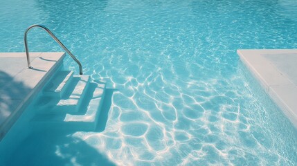 Obraz premium Crystal clear swimming pool. Summer concept