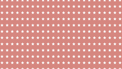 Warm rose pink vector background with crisp white stars. Perfect for feminine, soft, or celebratory designs.