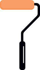 Paint roller vector illustration. Paint icon vector. paint brush sign and symbol. paint roller icon vector