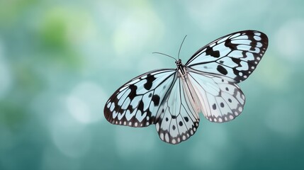 Naklejka premium Butterfly Elegance: Dreamy Nature Beauty