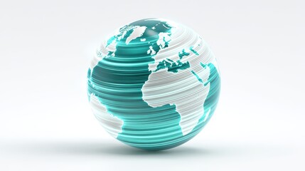 Teal Globe Technology World Earth - travel education
