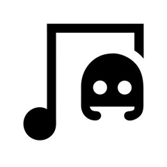 Halloween eerie music icon
