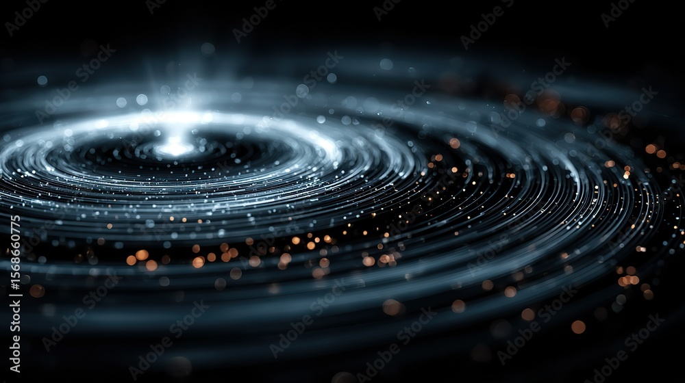 Wall mural abstract technology data applications background - for data visualization, tech interfaces, app desi