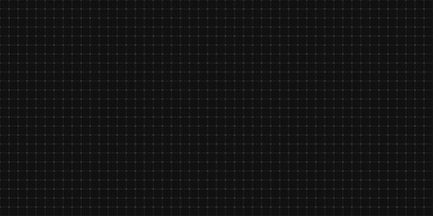 Set of square grid background with lines and dots with empty space on dark gray backdrop. black eps 10