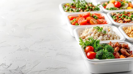 Vibrant and neatly arranged bento box perfect for wellness blogs and culinary marketing needs