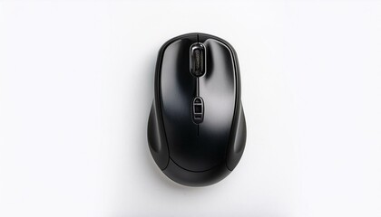 Black wireless computer mouse