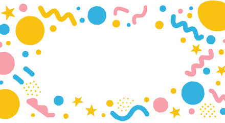 vector illustration of an abstract background with balloons