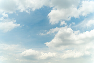 blue sky with clouds