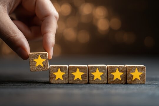 Online 5 star rating for outstanding customer service positive guest feedback