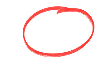 Untitled ArtworkHand-Drawn Red Circles PNG &ndash; Marker and Pencil Circle Highlights on Transparent Background