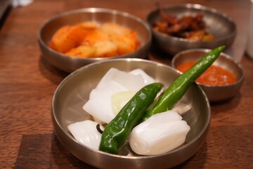 Korean Food, Kakutogi or Raddish Kimchi - 韓国料理 キムチ カクテキ