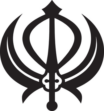 Khanda Sikh religious symbol Sikhism spiritual