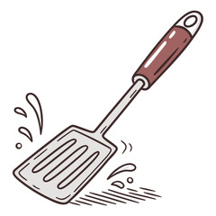 Spatula with Splashes kitchen utensil cooking