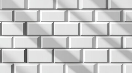 White rectangular tiles with shadows