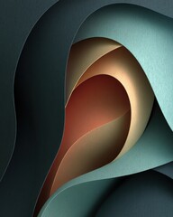 Abstract Paper Layered Design