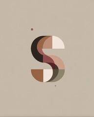 Geometric Letter S Design