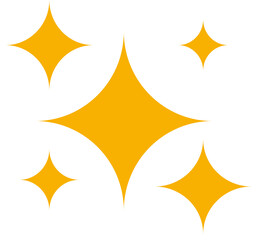 vector illustration of a set of stars