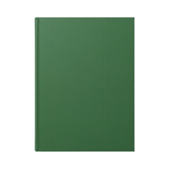 Blank green book cover for mockup