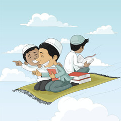 Learning Journey on Flying Carpet