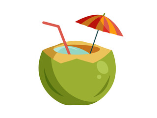 coconut illustration