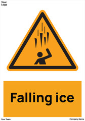 sign Falling Ice Spikes