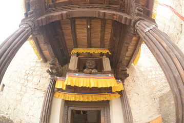 Leh Palace is 9 storeys high and is open to the public and its roof offers panoramic views of Leh...