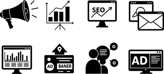 Digital marketing strategy and seo optimization for business growth and online advertising campaign