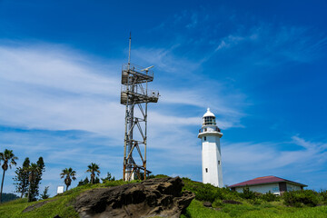 Nojimazaki Lighthouse in Chiba, Japan at daytime 