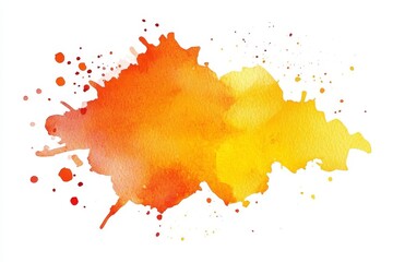 Abstract watercolor splash art