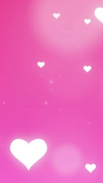 Animation of colour, shapes and movement concept digitally generated video