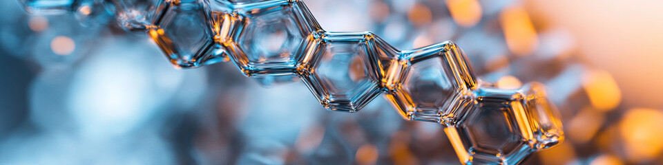 Interconnected Hexagonal Crystalline Structures