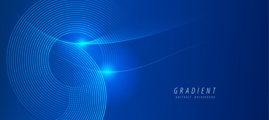 High-tech abstract background with glowing blue light wave on dark navy base. Perfect for digital content, presentations, and futuristic design.
