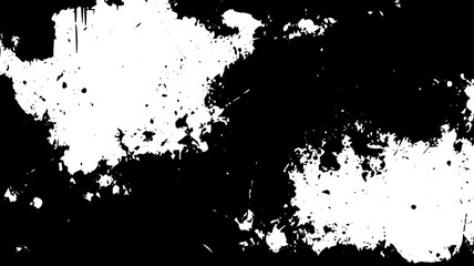 Fototapeta premium High-Contrast Grunge Splatter Texture with Distressed Ink Border