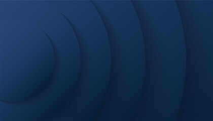 Abstract blue Background with circle line curves, Vector illustration