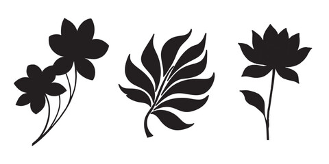 Natural Leaf Silhouette