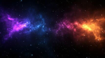 Naklejka premium Colorful nebulae and starscapes in deep space.