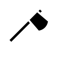 axe glyph icon