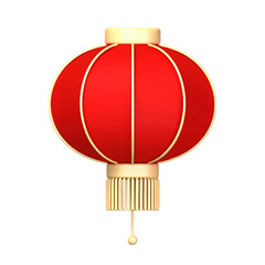 Vibrant, Festive Red Lantern, Symbol of Celebration and Good Fortune, Perfect for Holiday, Event, and Decor Concepts