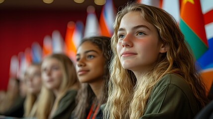 Youthful Attendees at International Conference