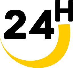 24 Hours Icon