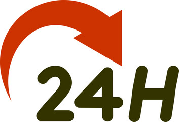 24 Hours Icon