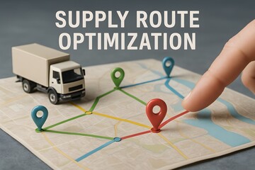 Supply chain optimization route planning logistics distribution network transportation management system