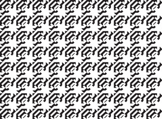 Vertical Ethnic Motif Strip Pattern