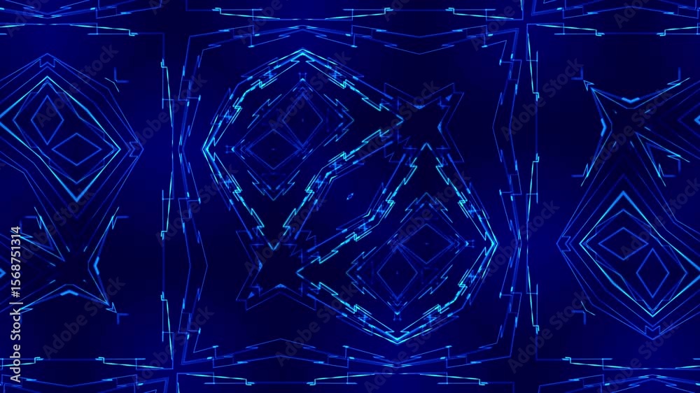 Wall mural bundles of abstract optical fiber lines. bright light signals quickly transmit data for high speed i
