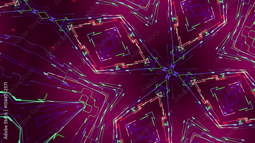 Wall mural bundles of abstract optical fiber lines. bright light signals quickly transmit data for high speed i