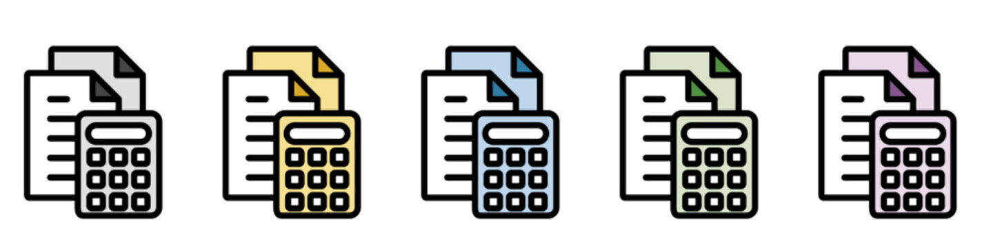 イラストアイコンセット：計算機ファイル